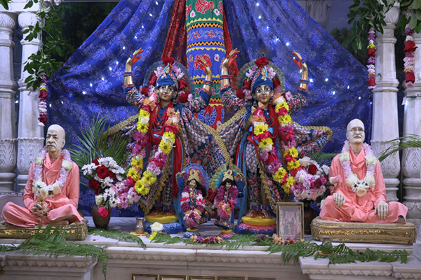 7:40 AM - 8:15 AM Deity Darshan Will Be Closed